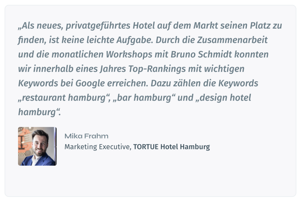 Bruno Schmidt SEO Hamburg